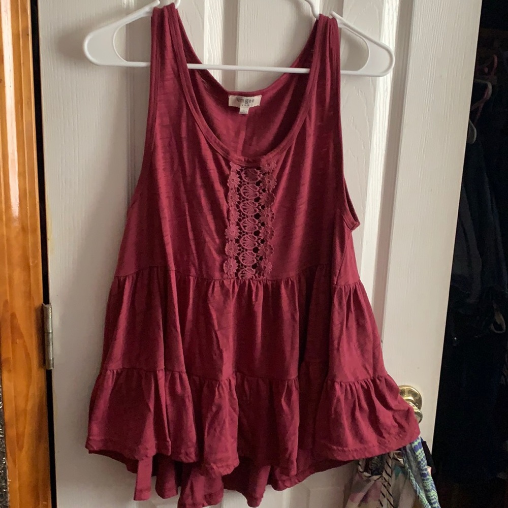 Burgundy Umgee Tanktop